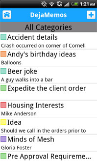 Android notes & memos app
