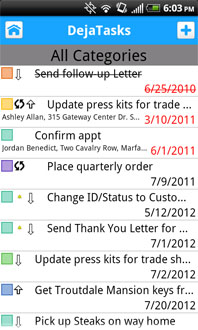 Android tasks app