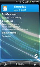 Android calendar widgets