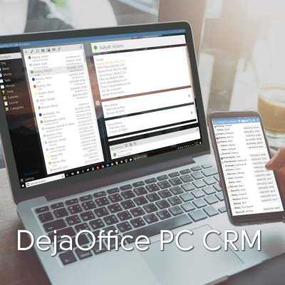 DejaOffice CRM del computer